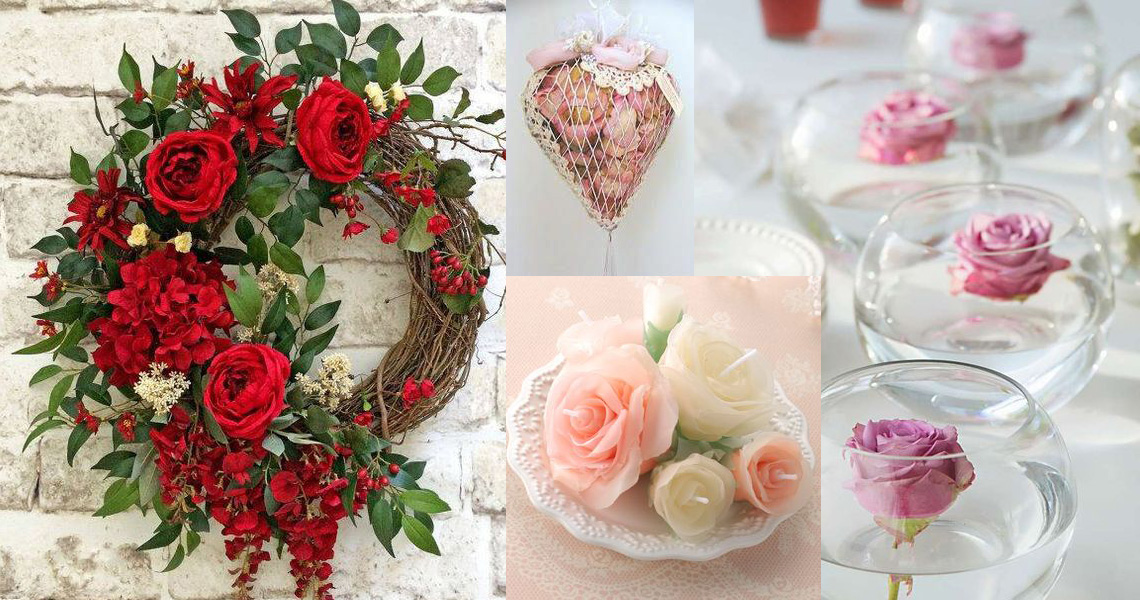 Valentine's Day Decorating Ideas with Roses
