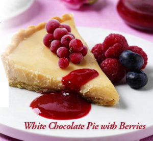 White Chocolate Pie with Berries - Summer Pie/Dessert Recipes