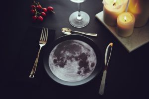 DIY Moon Dinner Plate
