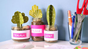 DIY Paper Cactus for Your Home, Study Table or Office