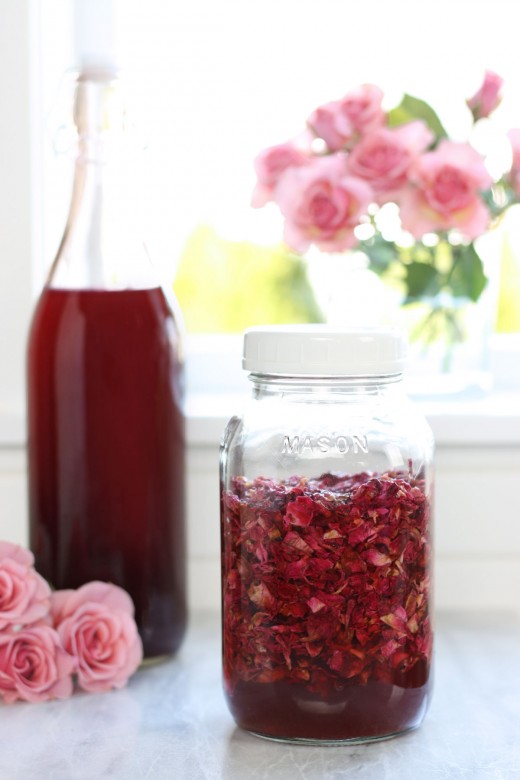 Rose Petal Vinegar